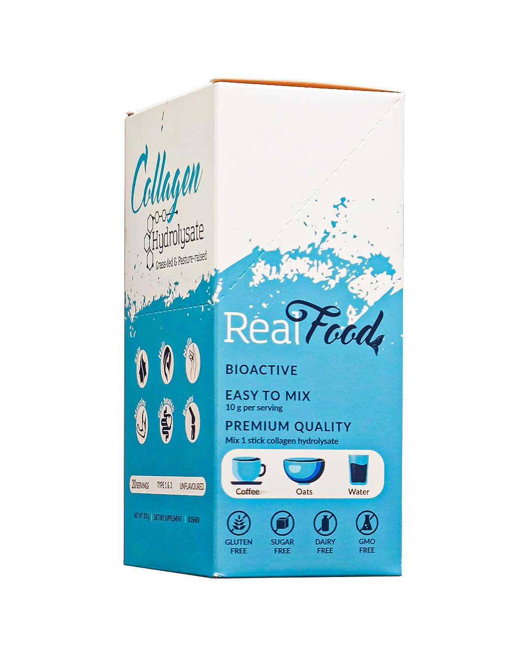 Хидролизиран колаген RealFood - 20 броя стиксове