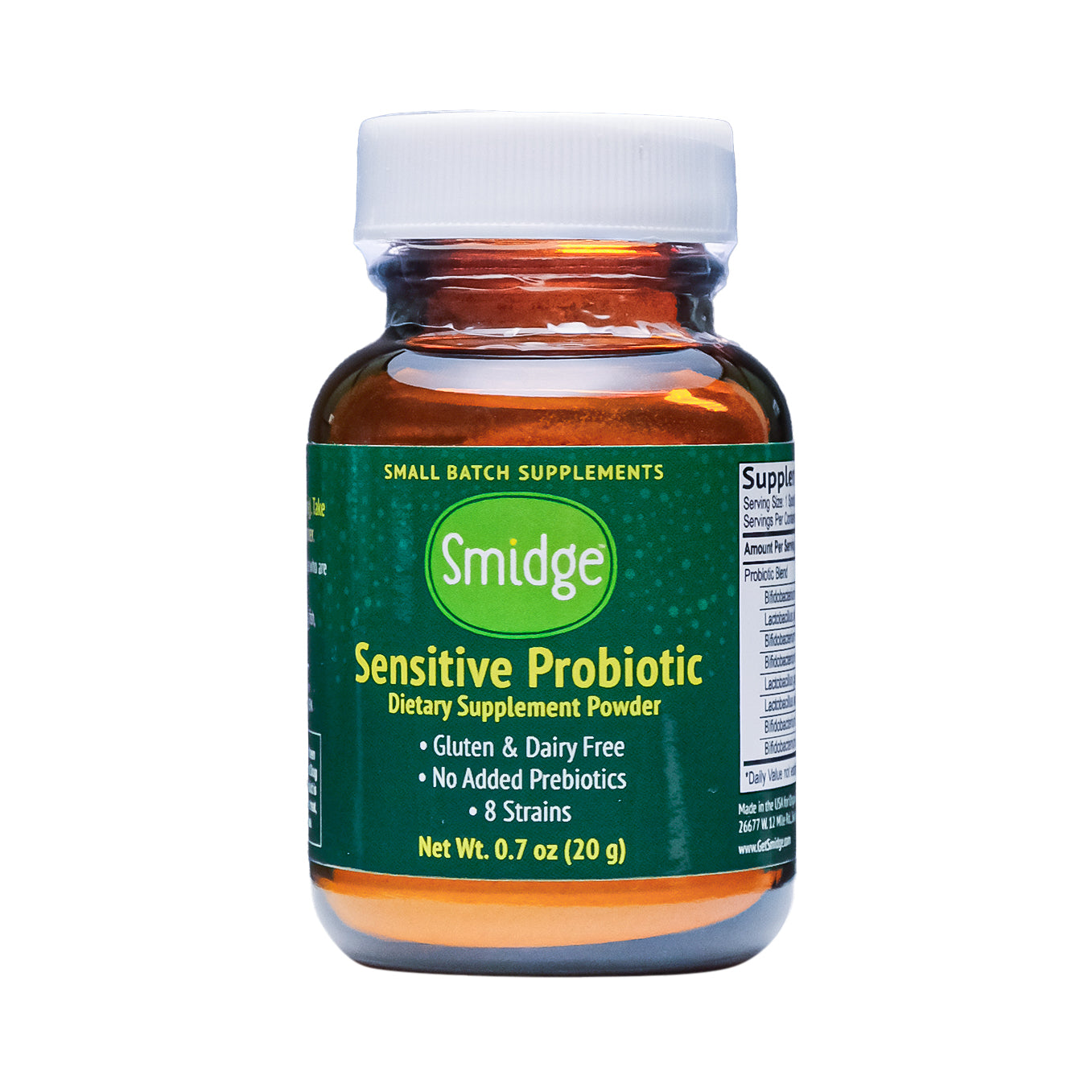 Smidge® Sensitive пробиотик на прах