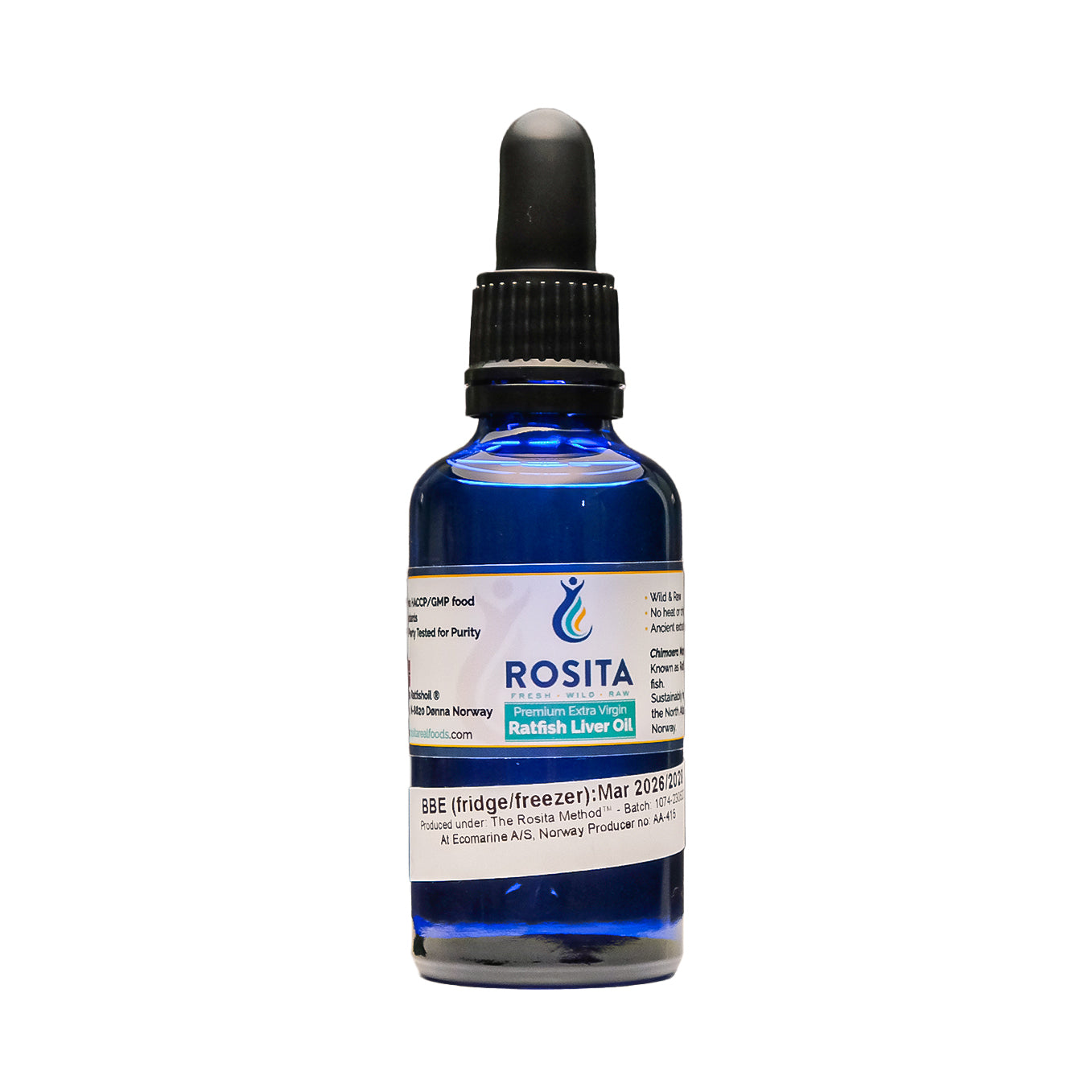 Rosita Ratfish Liver Oil™ - 50ml