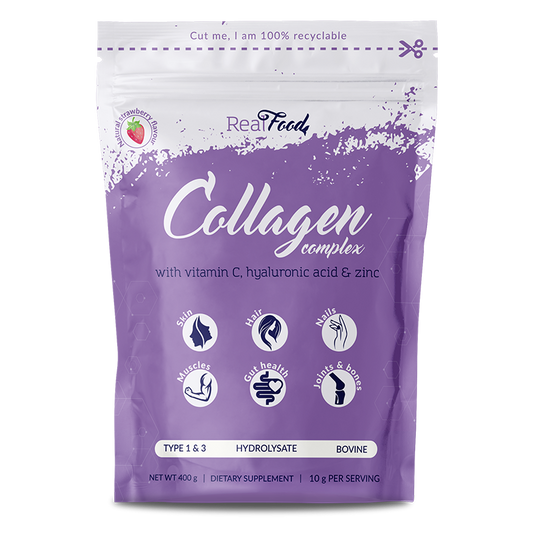 RealFood Collagen Complex с вит. С, хиалуронова киселина и цинк